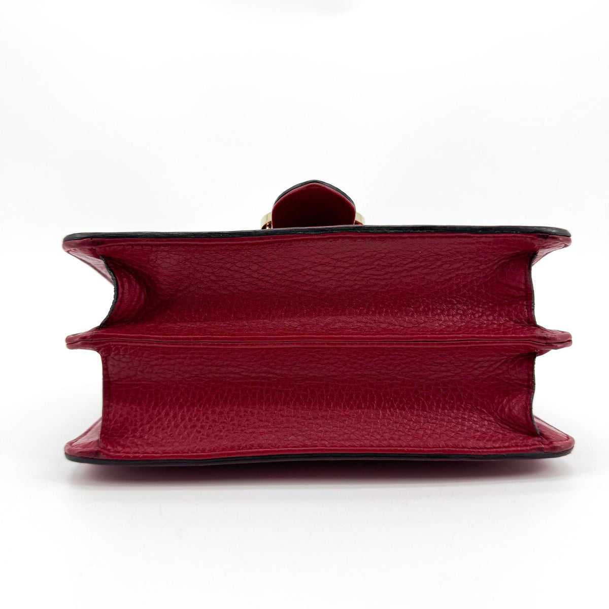 Gucci Interlocking Leather, Red, Leather, Shoulder Bag