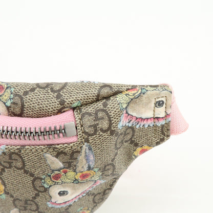 Gucci Children's Belt Printed GG Coated Canvas, Beige, Canvas, Handbag