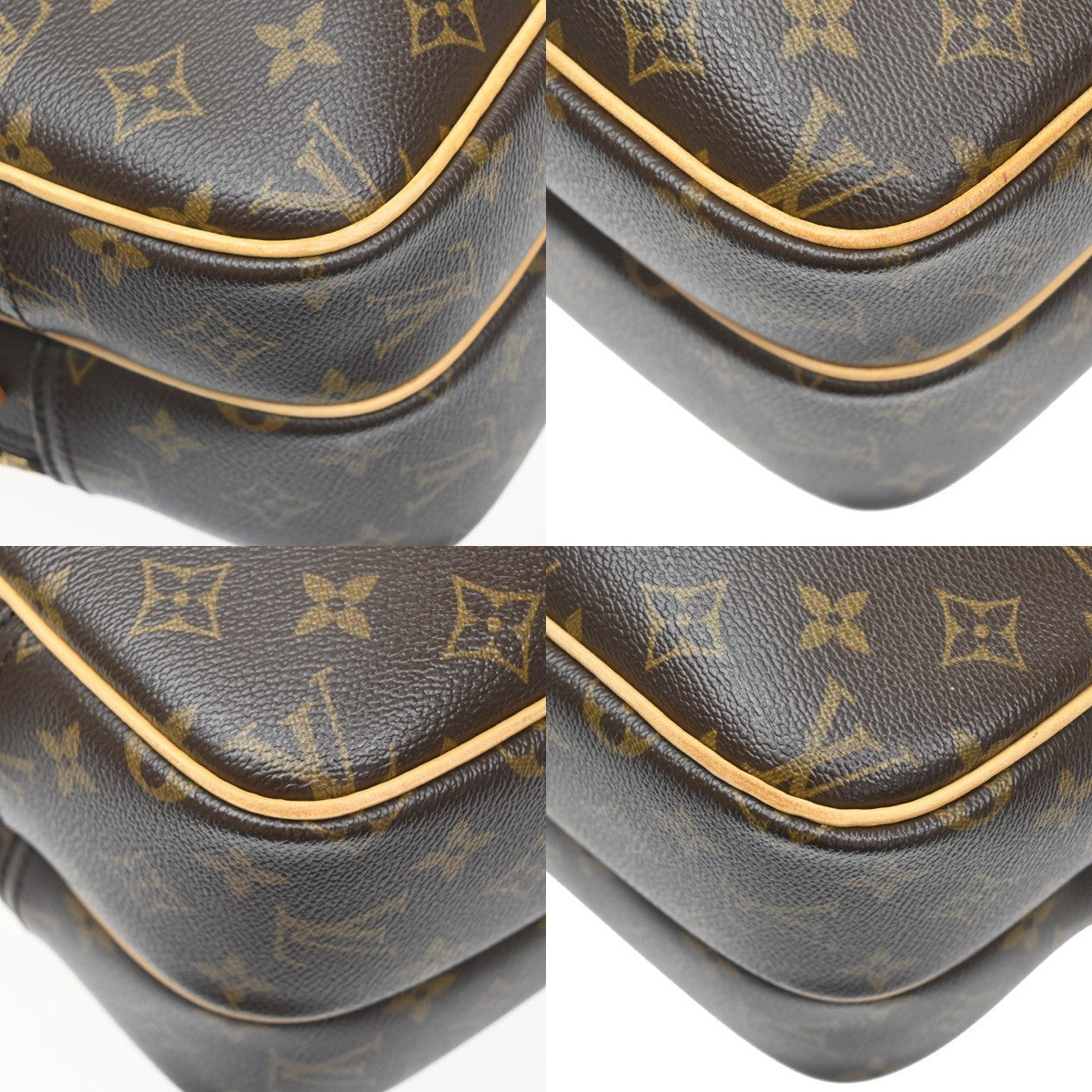 Louis Vuitton Reporter Monogram Canvas, Brown, Canvas, Shoulder Bag