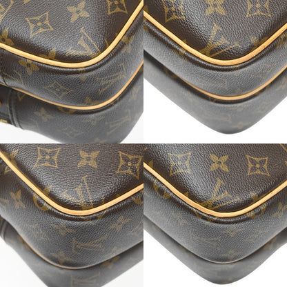 Louis Vuitton Reporter Monogram Canvas, Brown, Canvas, Shoulder Bag