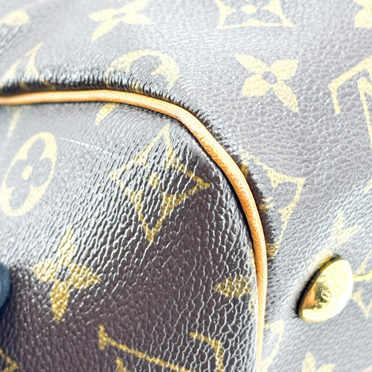 Louis Vuitton Tivoli Monogram Canvas, Brown, Canvas, Handbag