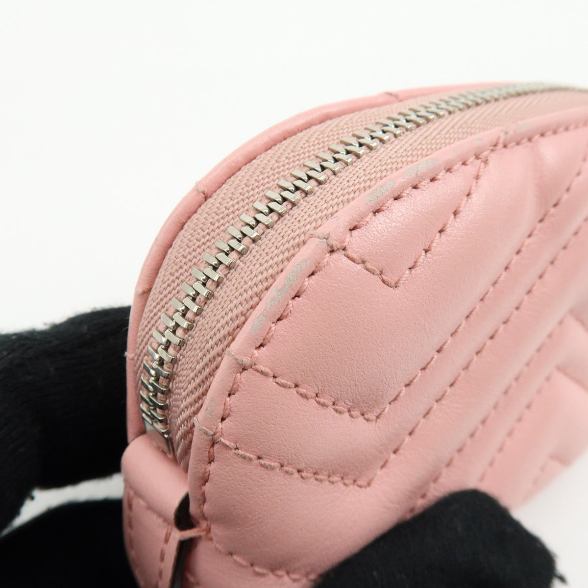 Gucci GG Marmont Key Matelasse Leather, Pink, Leather, Clutch