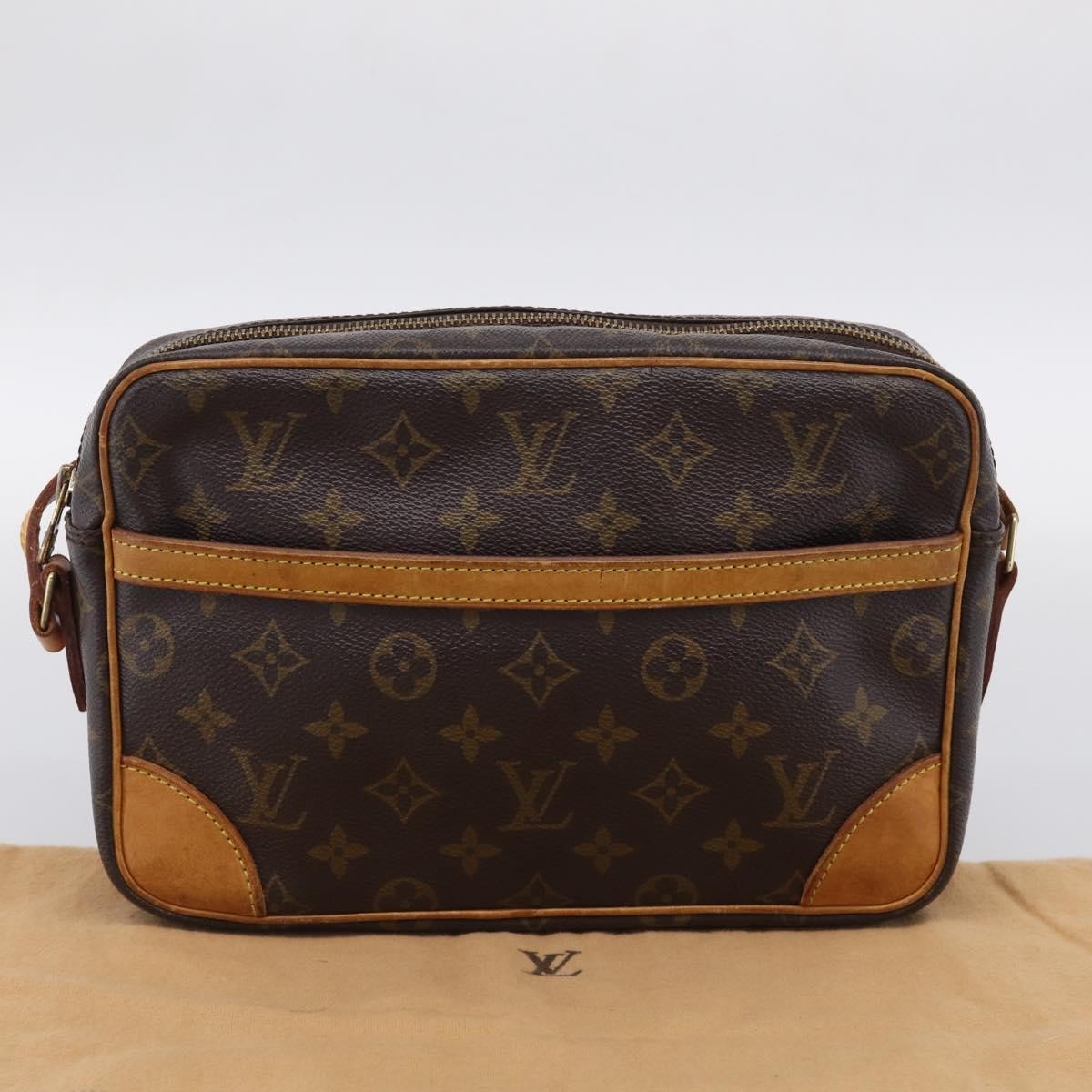 Louis Vuitton Trocadero Monogram Canvas, Brown, Canvas, Handbag