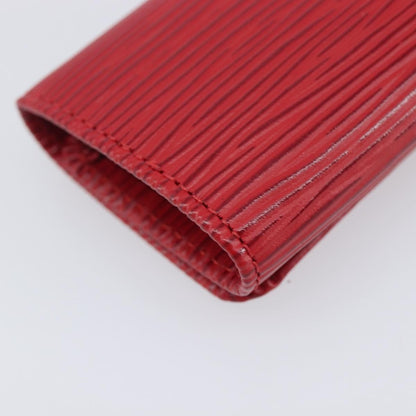 Louis Vuitton Multiclés 4 Cuir verni, Red, Leather, Wallet