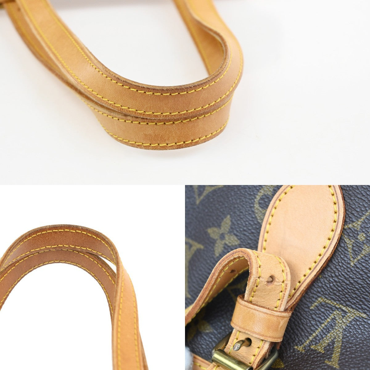 Louis Vuitton Bucket Monogram, Brown, Canvas, Handbag