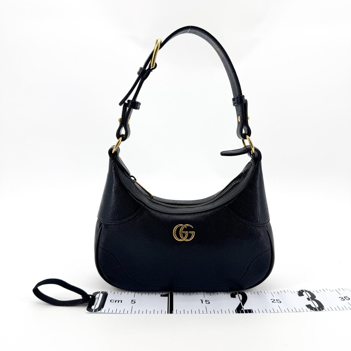 Gucci Aphrodite Leather, Black, Leather, Shoulder Bag
