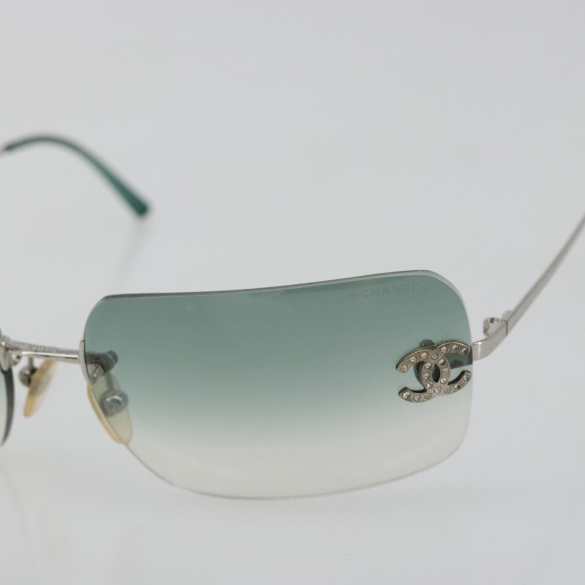 Chanel Logo CC Metal, Green, Metal, Sunglasses