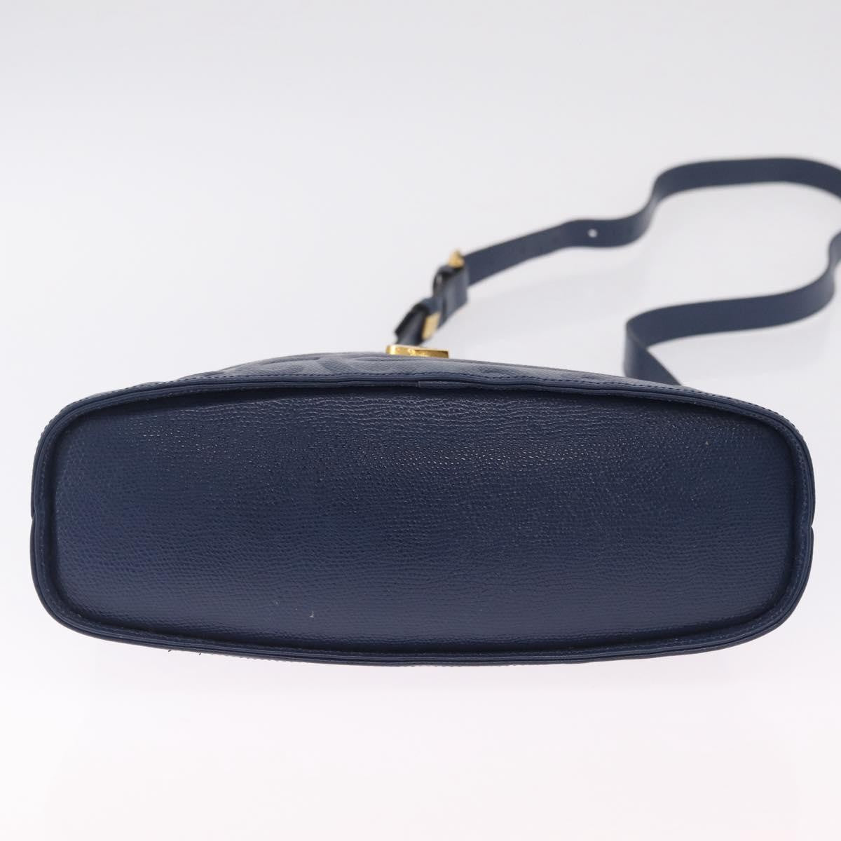 Saint Laurent Overseas Leather, Navy, Leather, Tote Bag