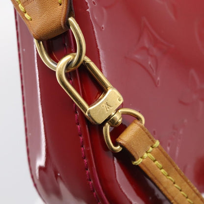 Louis Vuitton Pochette Accessoires NM Monogram Vernis, Pink, Patent Leather, Clutch