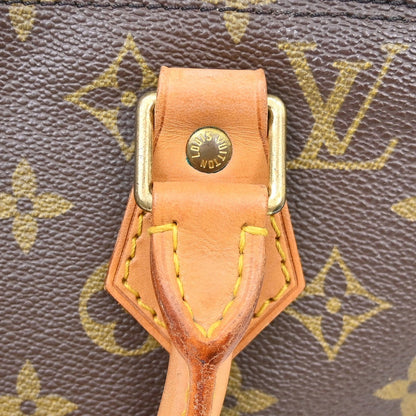Louis Vuitton Alma Monogram, Brown, Canvas, Handbag