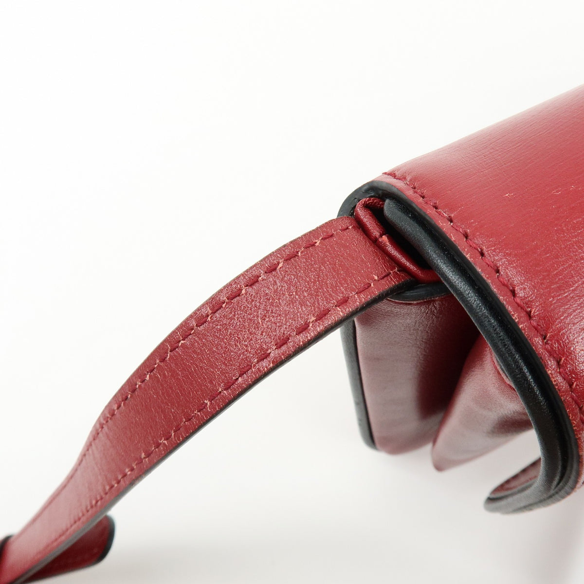 Gucci Arli Leather, Red, Leather, Shoulder Bag