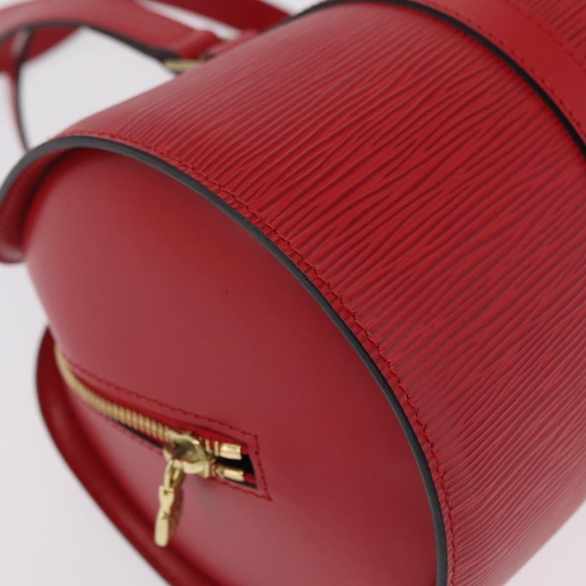 Louis Vuitton Soufflot Epi Leather, Red, Leather, Tote Bag