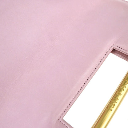 Chanel Chanel Coco Mark Leather Tote leather, Pink, Leather, Handbag