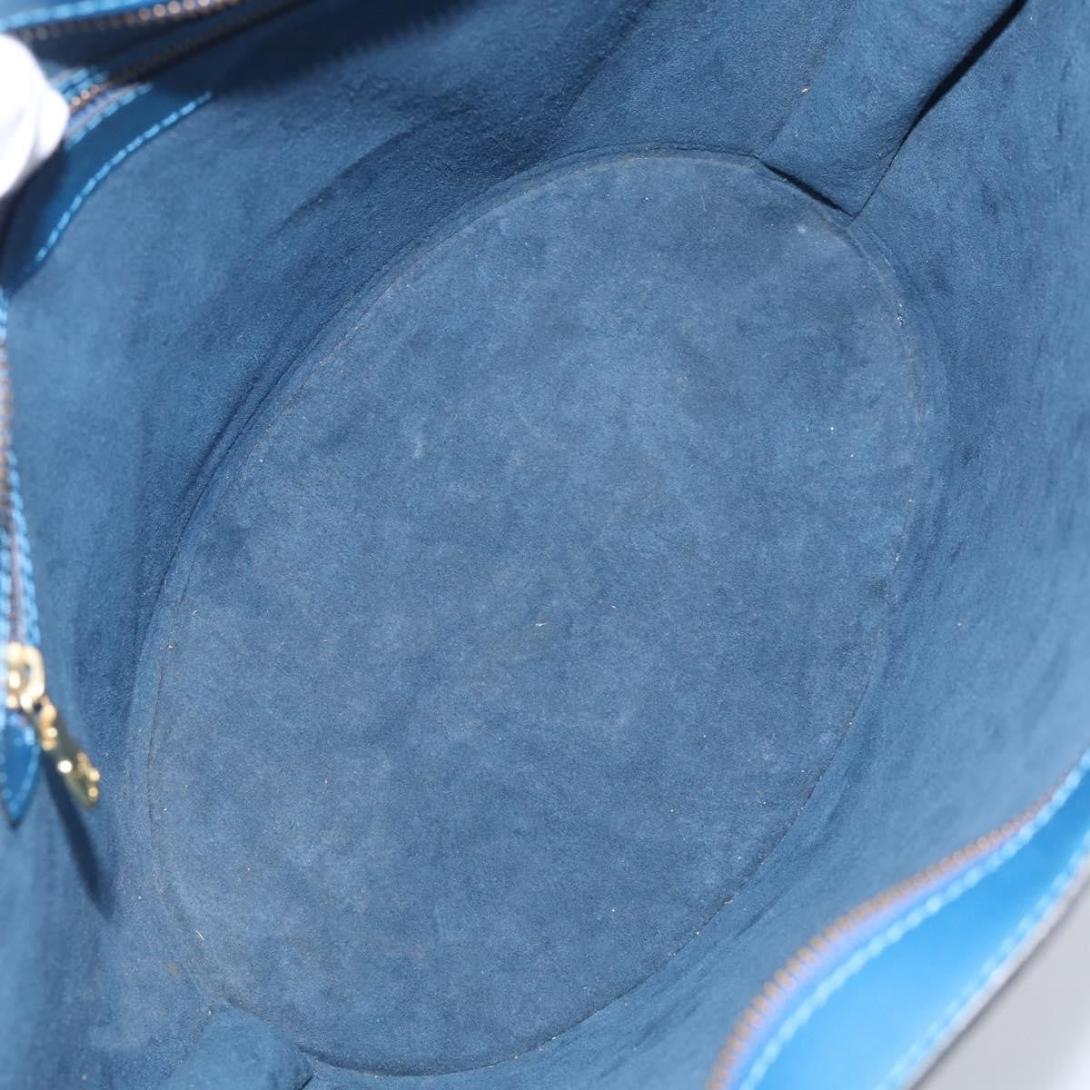 Louis Vuitton Saint Jacques Epi Leather, Blue, Leather, Handbag