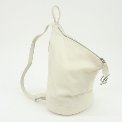 Loewe Anton Sling Leather, White, Leather, Handbag