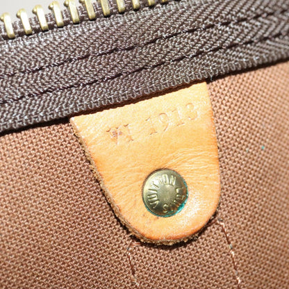 Louis Vuitton Keepall Bag Monogram Canvas, BROWN, CANVAS, Travel bag