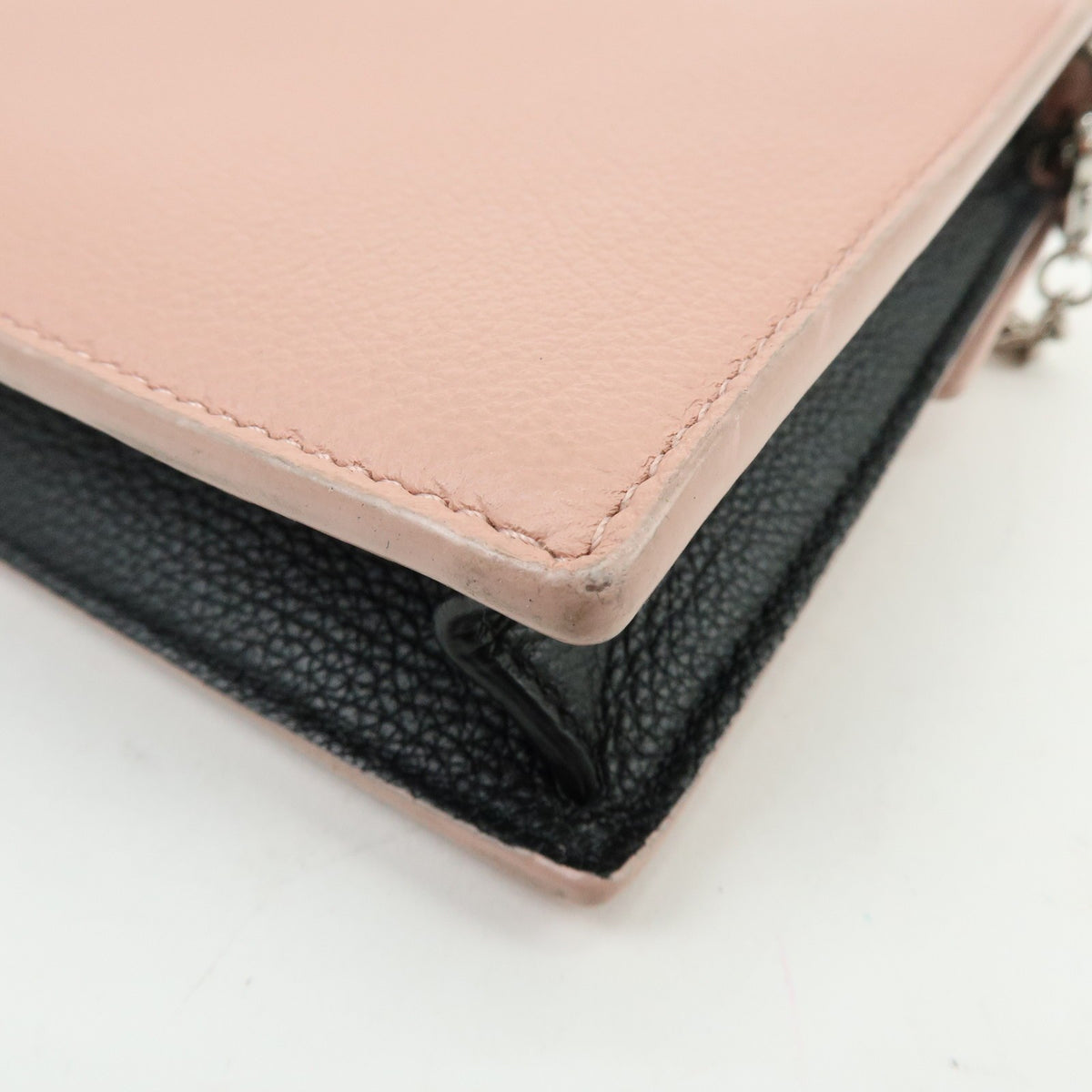 Louis Vuitton Mylockme Chain Pochette Leather, Pink, Leather, Clutch