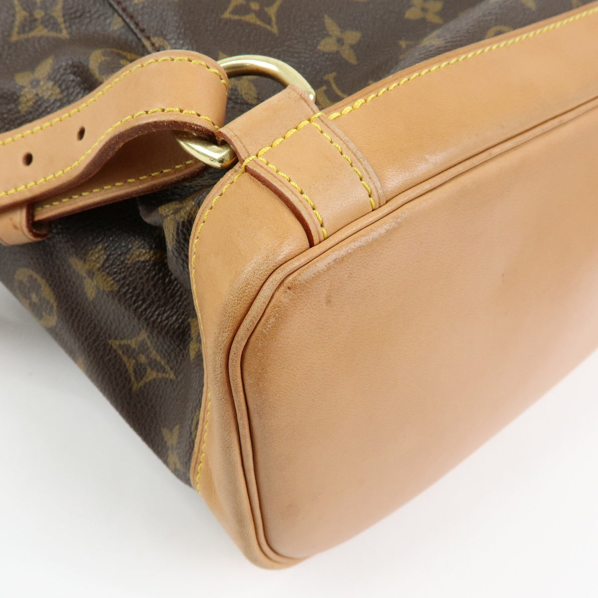 Louis Vuitton Vintage Montsouris Monogram Canvas, Brown, Canvas, Backpack