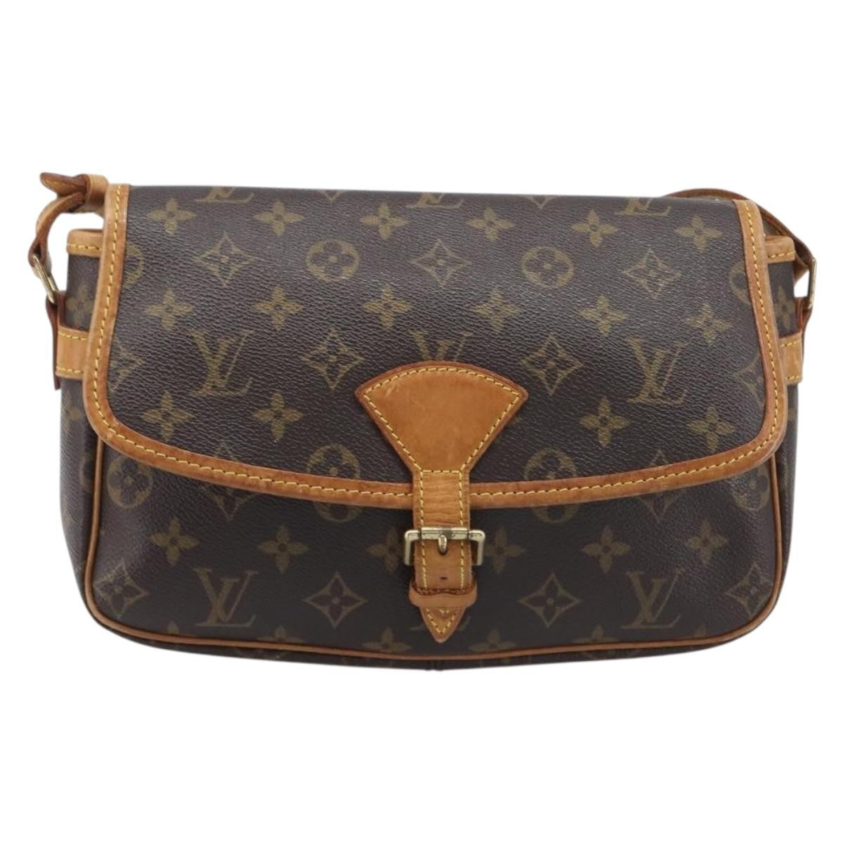 Louis Vuitton Sologne Monogram Canvas, Brown, Canvas, Handbag
