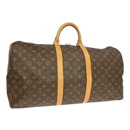 Louis Vuitton Keepall Monogram Canvas, Brown, Canvas, Travel Bag