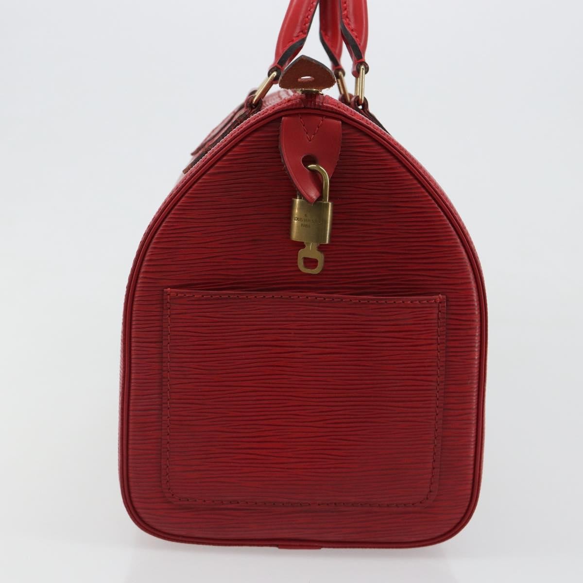 Louis Vuitton Speedy Epi Leather, Red, Leather, Handbag