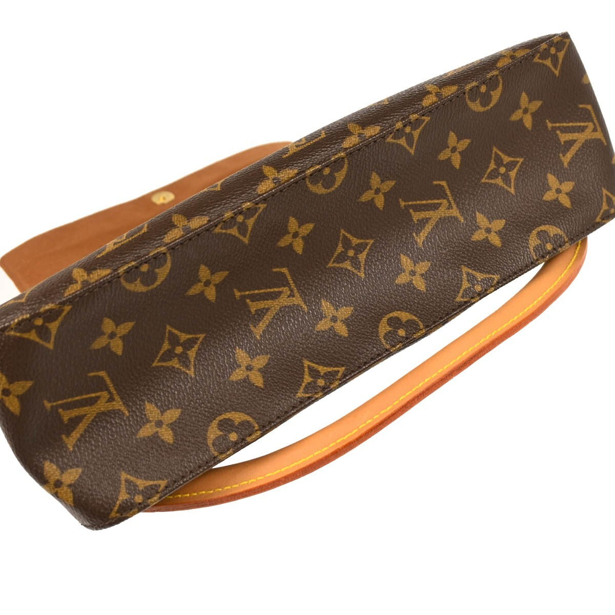 Louis Vuitton Looping Monogram Canvas, Brown, Canvas, Handbag