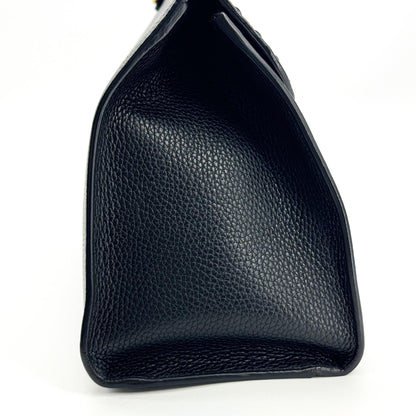 Gucci GG Marmont Top Handle Leather, Black, Leather, Handbag