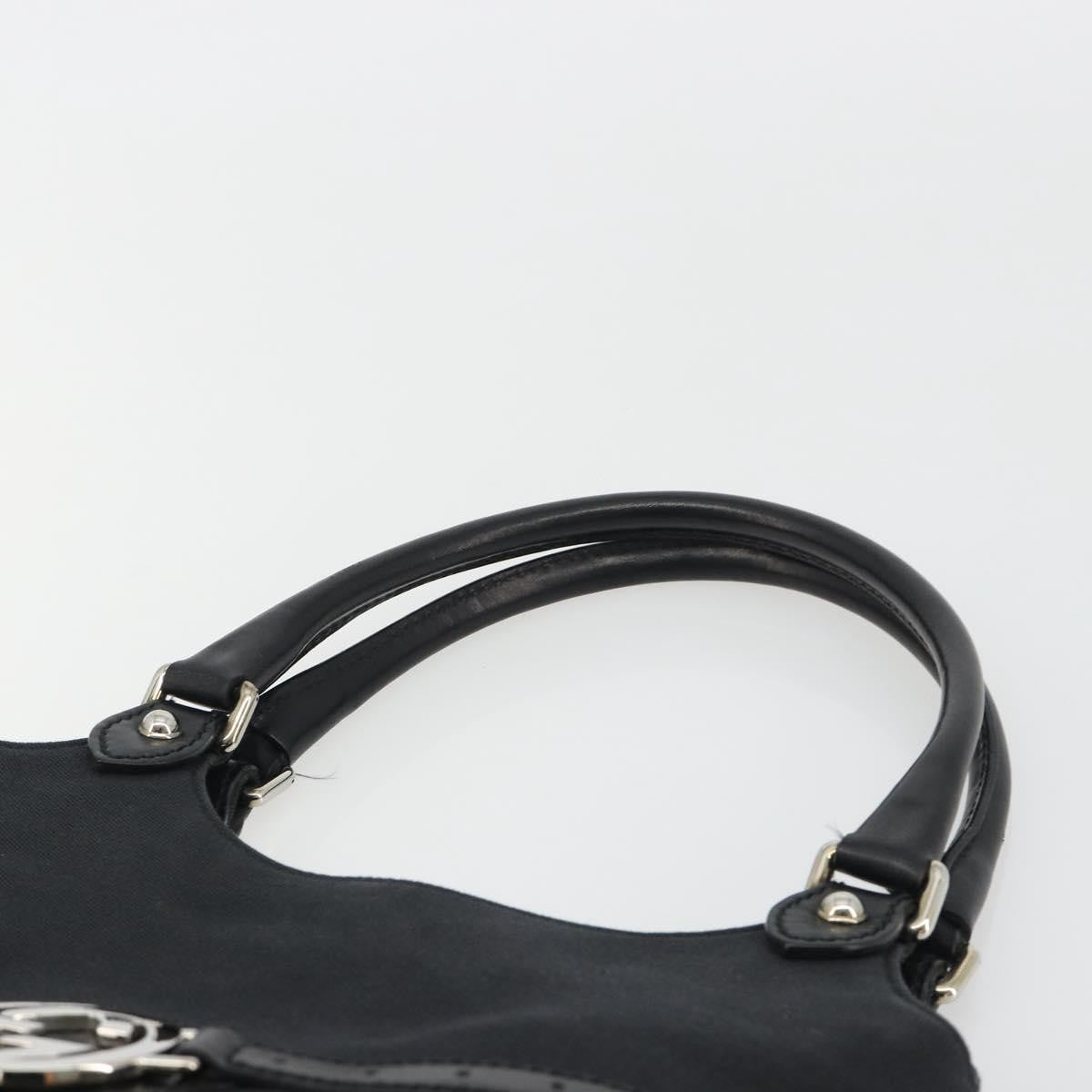 Gucci Reins Web Canvas, Black, Canvas, Shoulder Bag