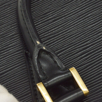 Louis Vuitton Sorbonne Epi Leather, Black, Leather, Handbag