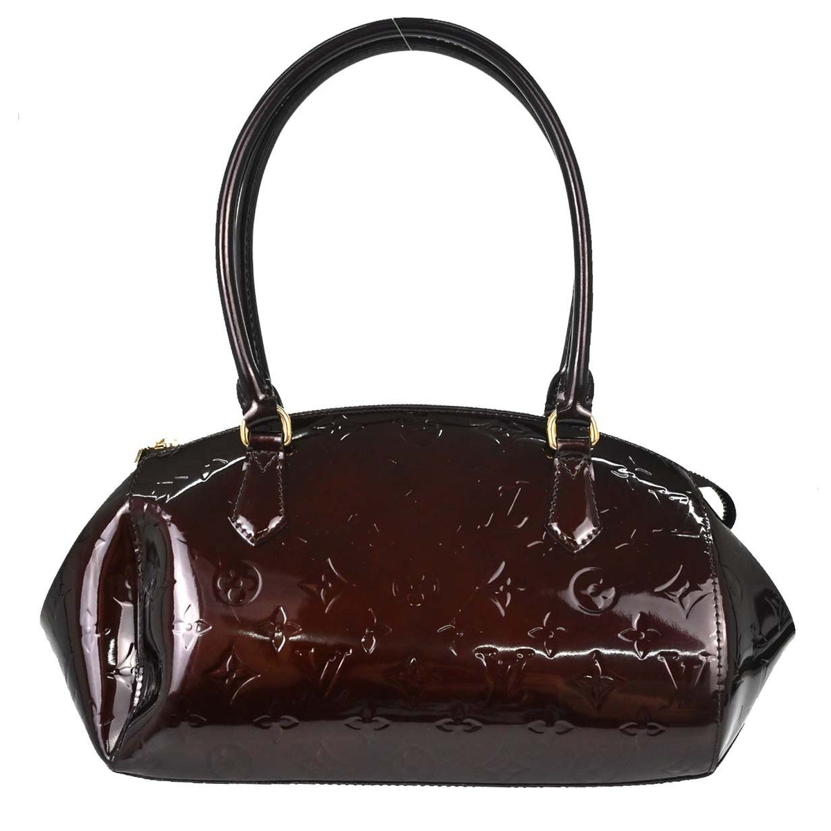 Louis Vuitton Sherwood Monogram Vernis, Purple, Patent Leather, Handbag