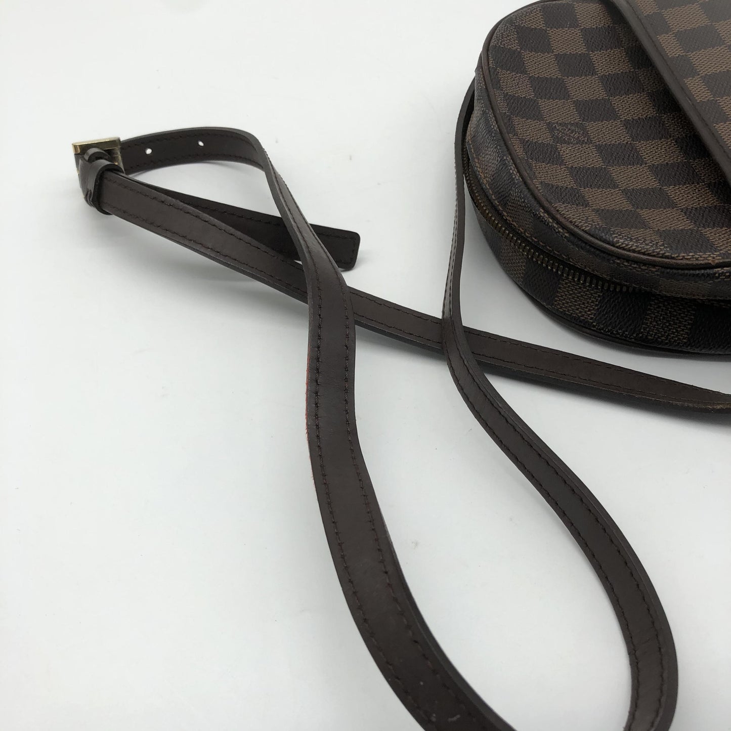 Louis Vuitton Ipanema Damier, Brown, Canvas, Shoulder Bag