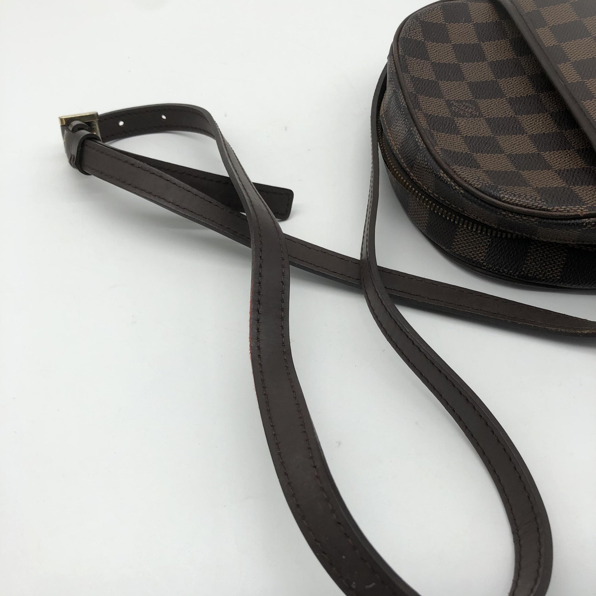Louis Vuitton Ipanema Damier, Brown, Canvas, Shoulder Bag