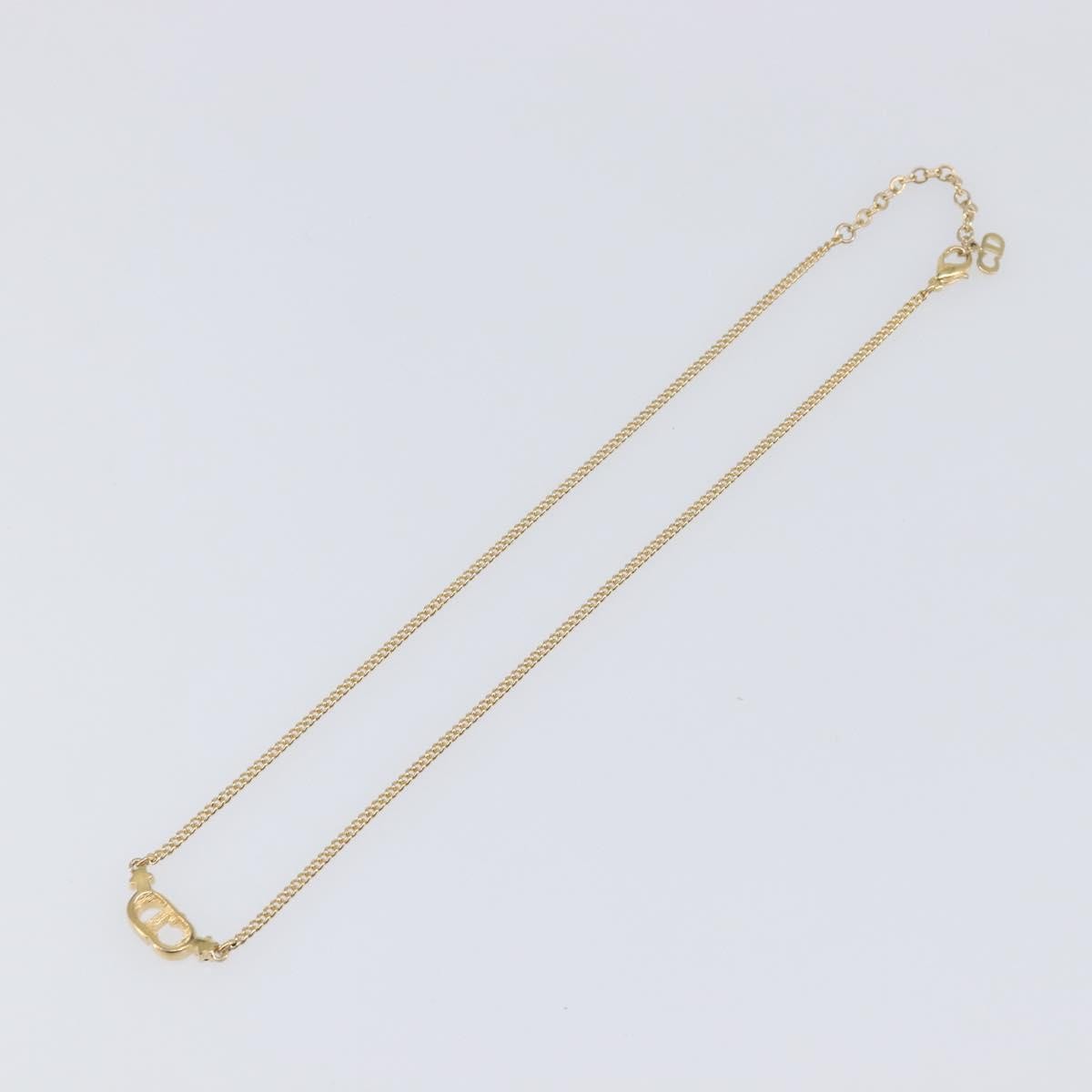 Christian Dior Clair D Lune Pendant Metal with Crystals, Gold, Metal, Necklace