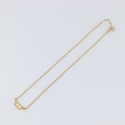 Christian Dior Clair D Lune Pendant Metal with Crystals, Gold, Metal, Necklace
