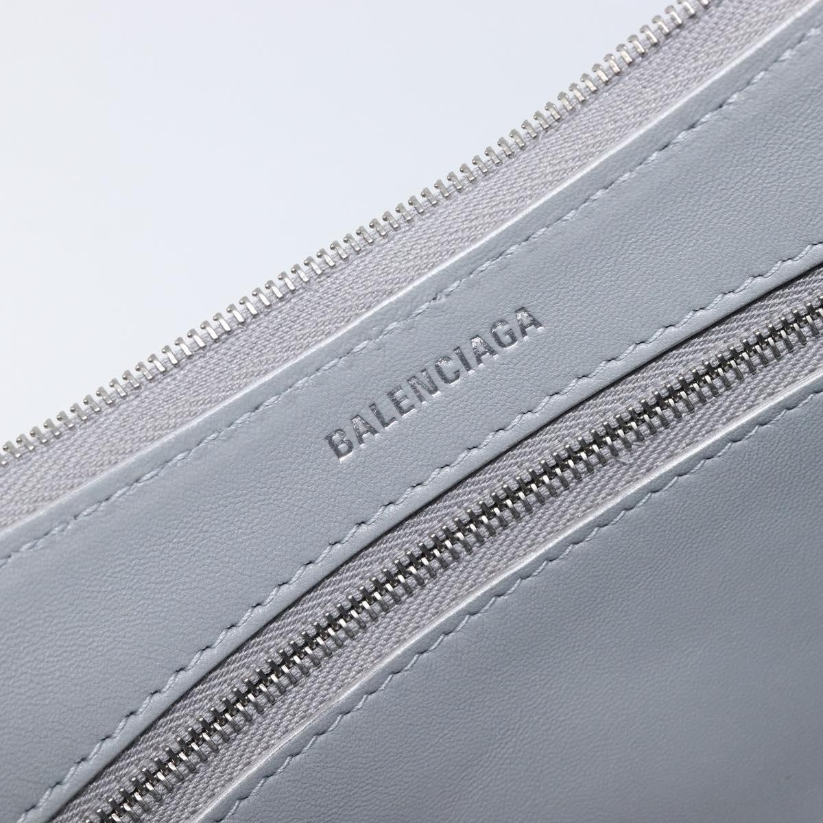Balenciaga Mary Kate Sling Leather, Silver, Leather, Handbag