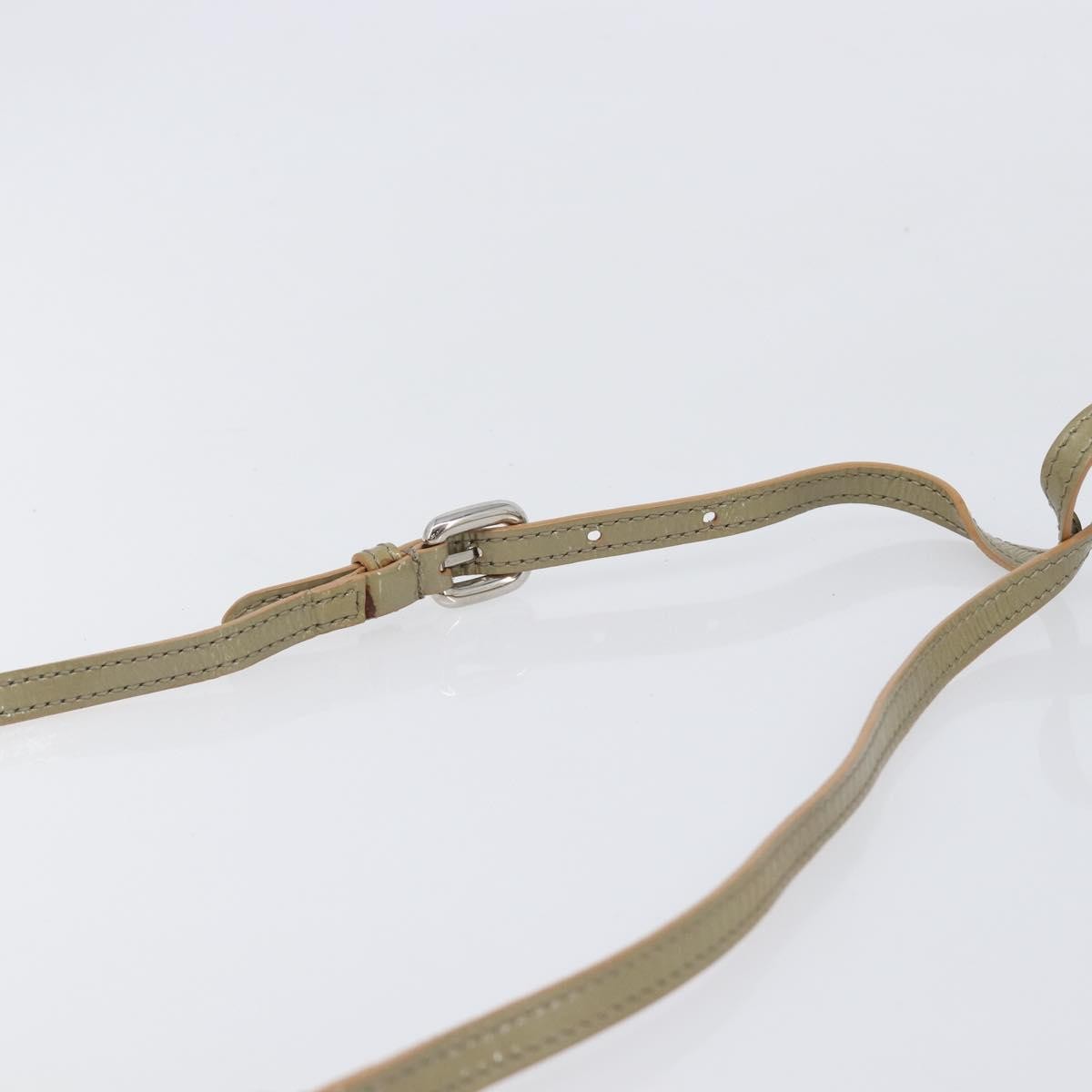 Salvatore Ferragamo Vala Patent Leather, Green, Patent Leather, Shoulder Bag