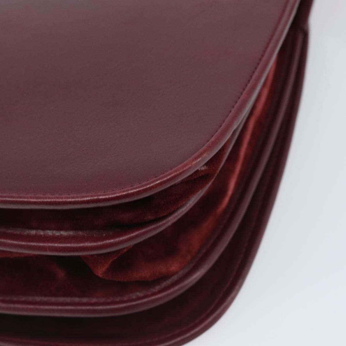 Cartier Must De Cartier Leather, Burgundy, Leather, Shoulder Bag