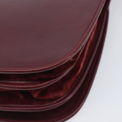 Cartier Must De Cartier Leather, Burgundy, Leather, Shoulder Bag