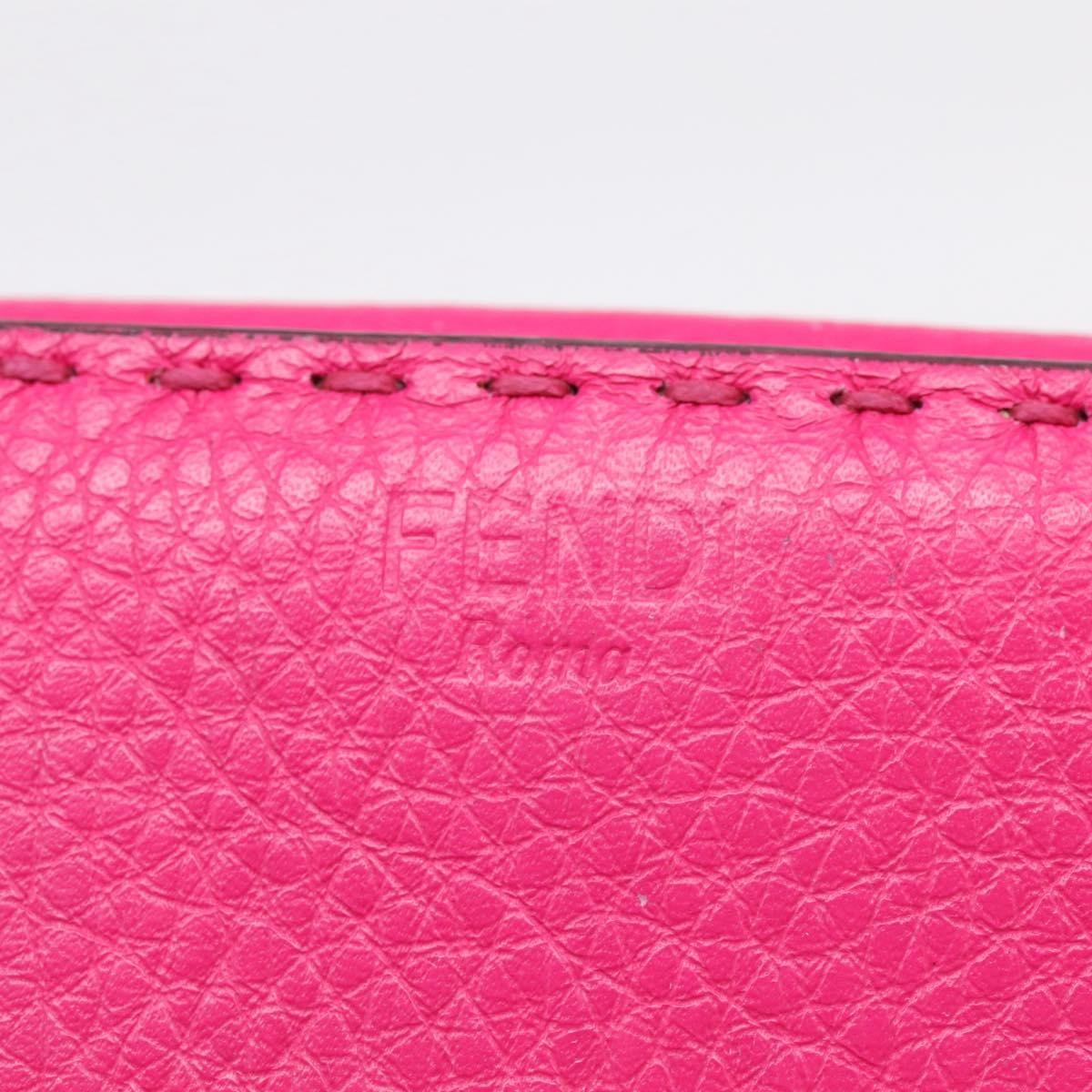 Fendi Selleria Peekaboo Leather, Pink, Leather, Wallet