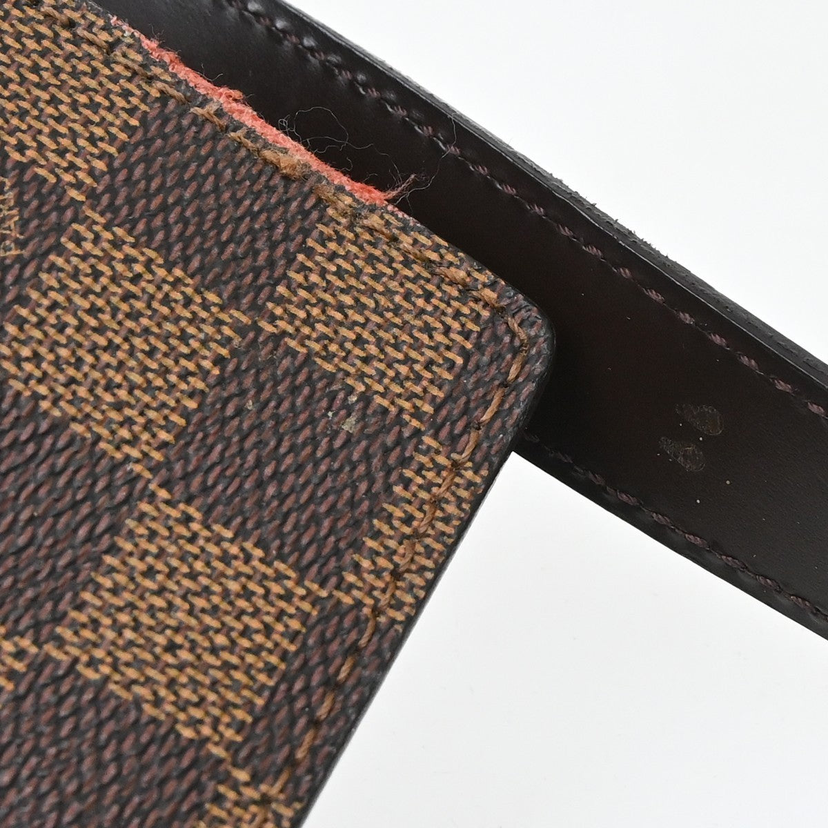 Louis Vuitton Portobello Messenger Damier Ebene, Brown, Canvas, Clutch
