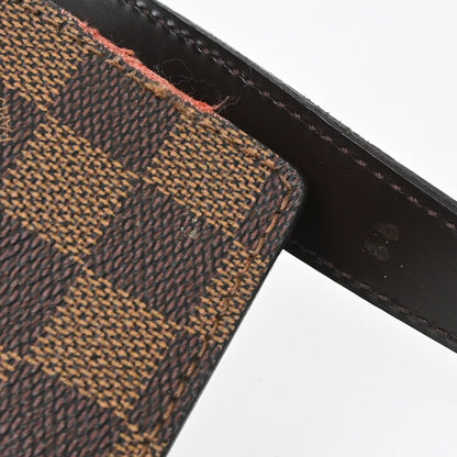 Louis Vuitton Portobello Messenger Damier Ebene, Brown, Canvas, Clutch