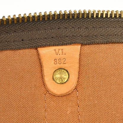 Louis Vuitton Keepall Monogram Canvas, Brown, Canvas, Travel Bag