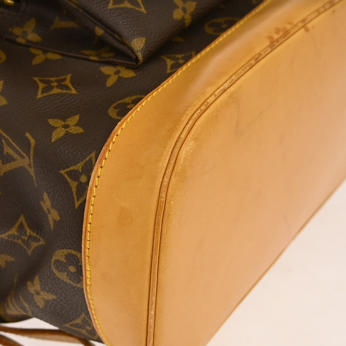 Louis Vuitton Montsouris Monogram Canvas, Brown, Canvas, Backpack