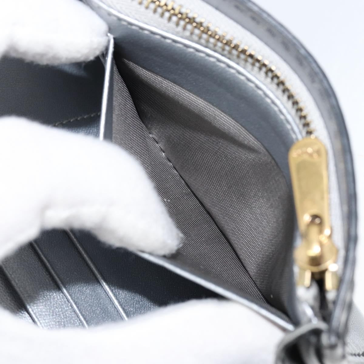 Christian Dior J'Adior Croisiere Chain Leather, Silver, Leather, Clutch