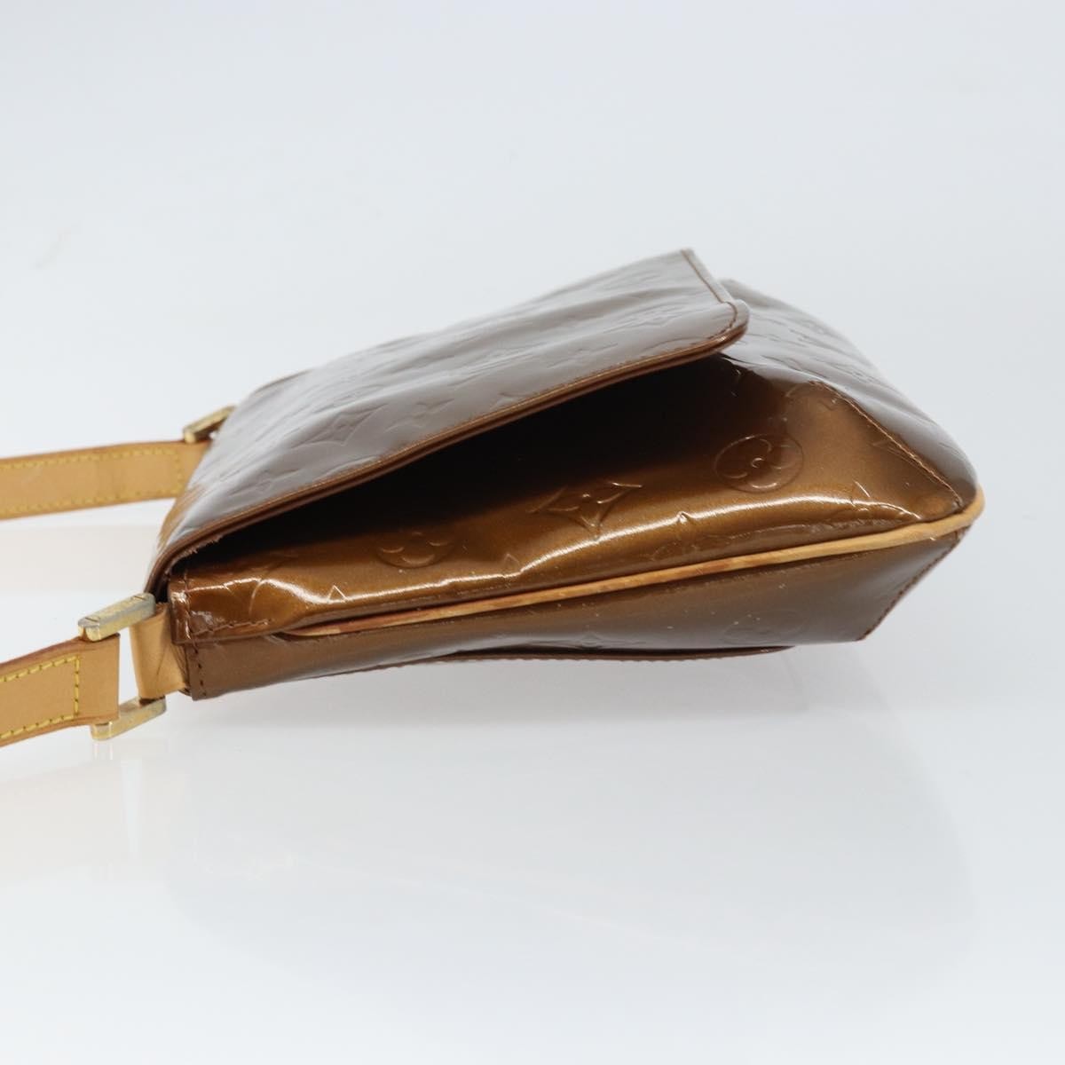 Louis Vuitton Thompson Street Monogram Vernis, Brown, Patent Leather, Shoulder Bag
