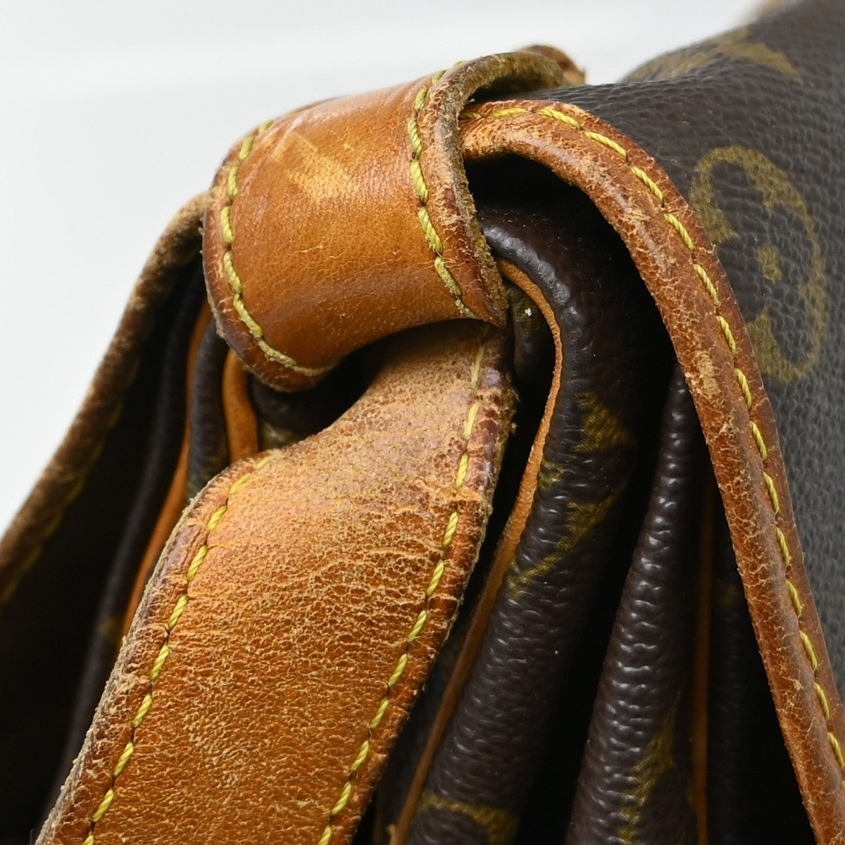 Louis Vuitton Saumur Monogram Canvas, Brown, Canvas, Shoulder Bag