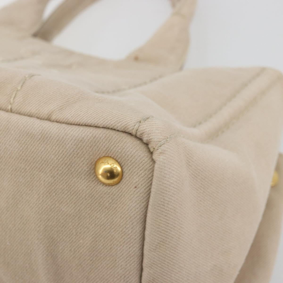 Prada Canapa Canvas, Beige, Canvas, Tote Bag