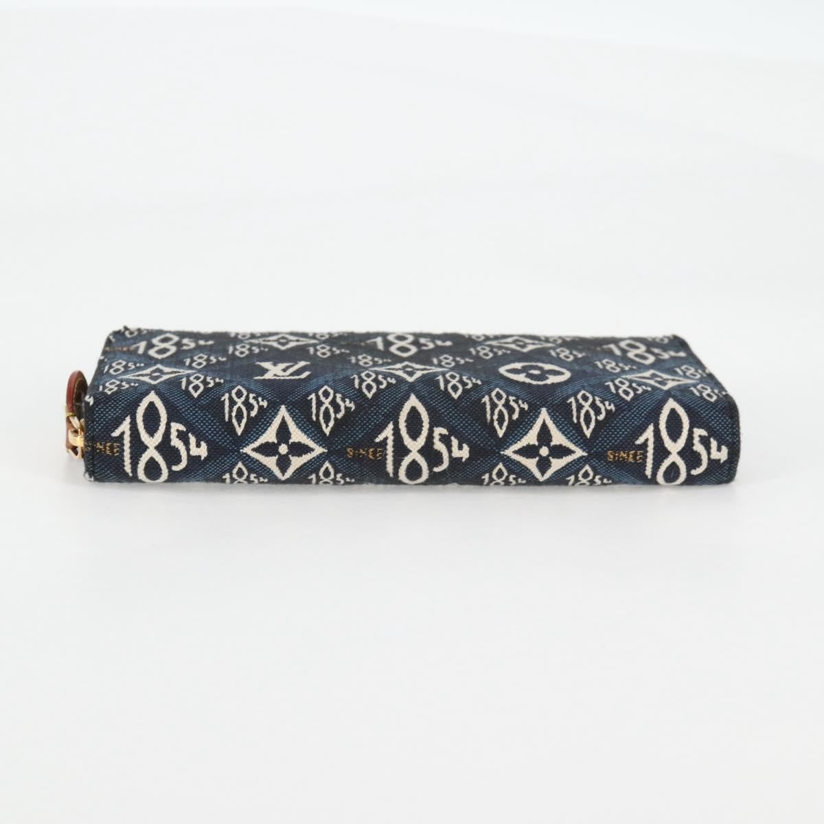 Louis Vuitton Zippy Limited Edition Since 1854 Monogram Jacquard, Blue, Canvas, Wallet