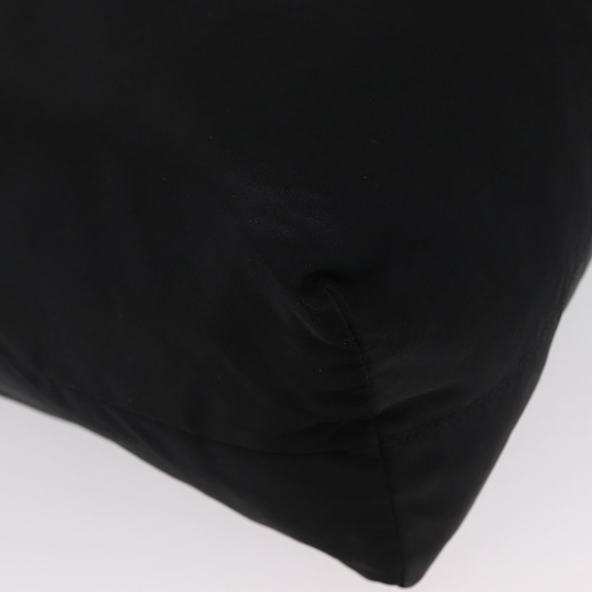 Celine Circle logo Nylon, Black, Nylon, Tote Bag