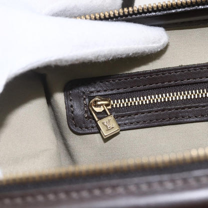 Louis Vuitton Josephine Mini Lin, Khaki, Canvas, Handbag